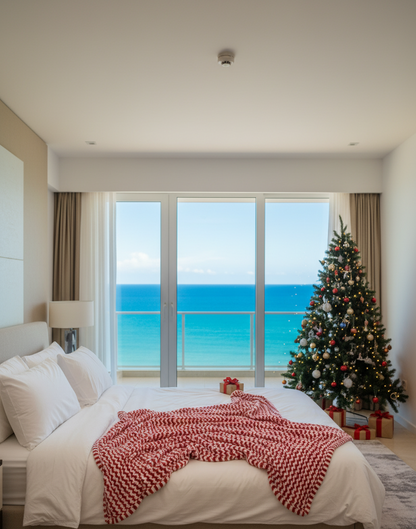 Christmas Throw Blanket (Microfleece)