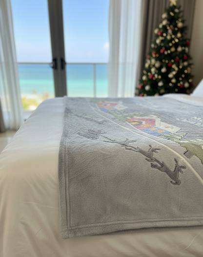 Christmas Throw Blanket (Microfleece)