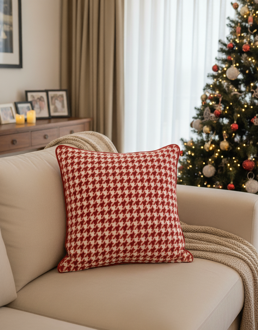 Seasonal Square Cushion (Microfleece)