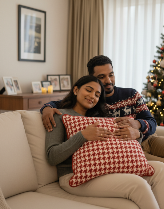 Seasonal Square Cushion (Microfleece)