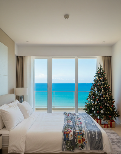 Christmas Throw Blanket (Microfleece)