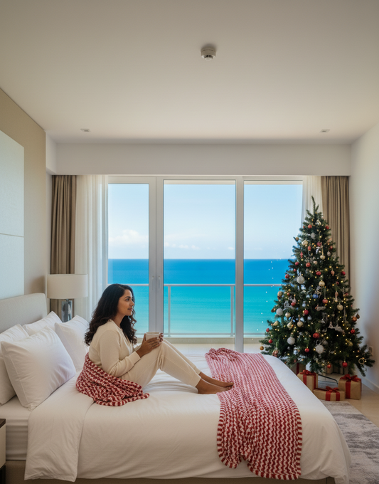 Christmas Throw Blanket (Microfleece)