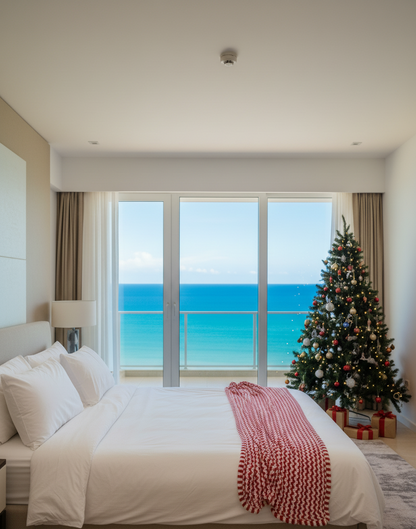 Christmas Throw Blanket (Microfleece)